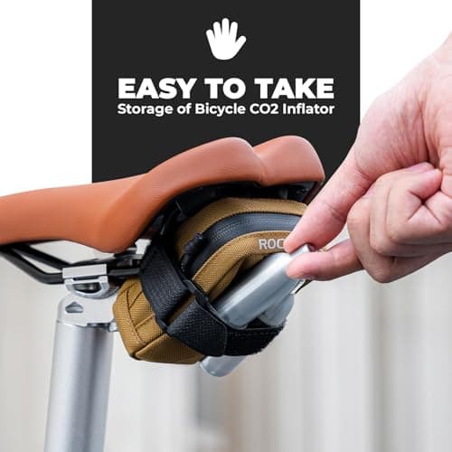 ROCKBROS Bike Saddle Bag, 43g Ultralight, Mini Size, 0.35L — view 3