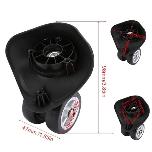 VGEBY1 Suitcase Wheels, Repair Suitcase Parts Luggage Wheel Part Accessory — view 2
