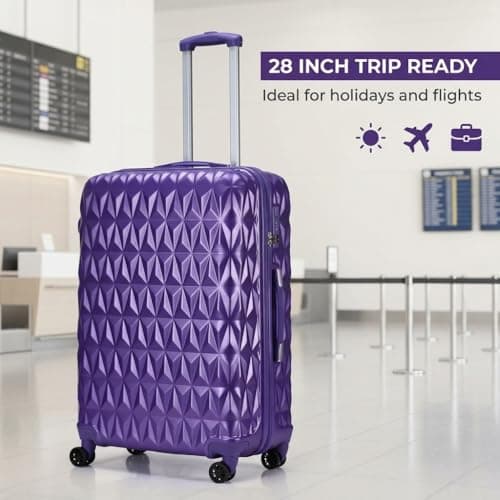 CMY Suitcase 28 Inch Large Hard Shell Lightweight ABS Checked-in Luggage — view 5