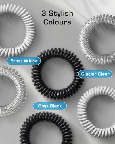 Active Era Mosquito Repellent Bracelet, Insect Midge & Mosquito Bands - Powerful DEET Free Formula - Waterproof with 250 Hours / 10 Days of Protection (Clear, Black & White - 18 Pack) — view 5
