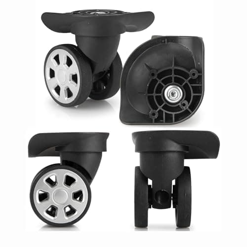 Volein 2 Pairs Suitcase Replacement Wheels Luggage Wheels Replacement(V045)