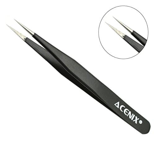 ACENIX 9 pcs Mobile Phone Repair Tool Kit Professional Opening Repair Pry Tool Kit Plastic Spudger Set Precision Tweezers Set Modelling — view 5