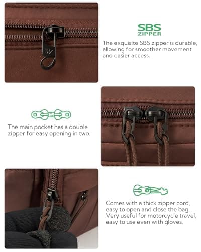 Waterfly Bumbag Large Fanny Pack: Multi-Pockets Bum Bags for Men Women — view 4
