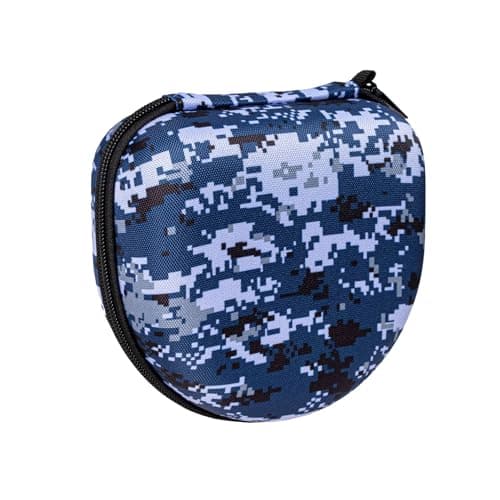 Camo Travel Headphone Case, fit for Marshall Major V/IV/III/II, Fit for Noot K11 / HS14 BTH03 BTH02 Kids On-Ear Bluetooth Headphones (Blue Camouflage) — view 3