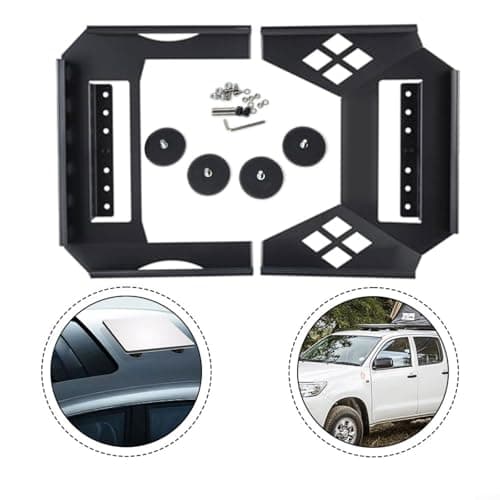 Alanmoship Flat Car Roof Mount for Starlink for GEN3, Metal Bracket with Rubber for EDGE to Protect Device and Vehicle, Ideal for RVs, Vans, Trucks, and Camper Travel — view 4