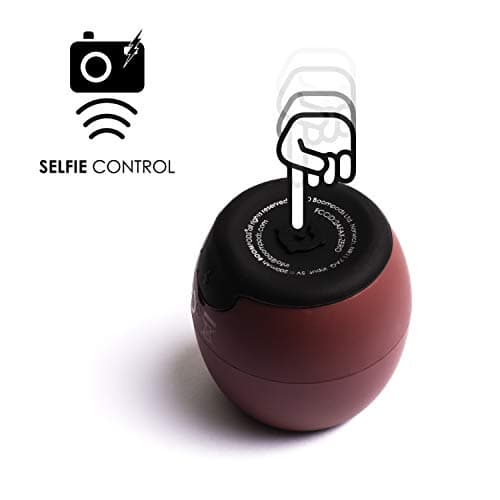 Boompods Zero Mini Bluetooth Speaker - Small Portable Speakers, Burgundy — view 5