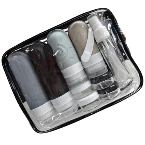 Ijksbehjf Stylish Refillable Silicone Bathroom Set Business Travel Essential Storage Bottles for Fitness Enthusiasts and Travelers Family Bathroom Set — view 6