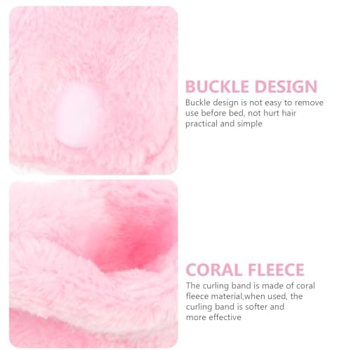 POPETPOP Coral Fleece Hair Rollers with Long Term Use 6pcs for Natural Looking Curls Soft DIY Hairdressing Tools for Sleep and Travel Hair Styling Accessories — view 6