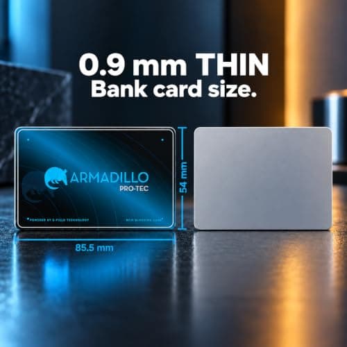 RFID Blocking Card 2 Pack, Anti Theft Credit/Debit Card Wallet Protector — view 6