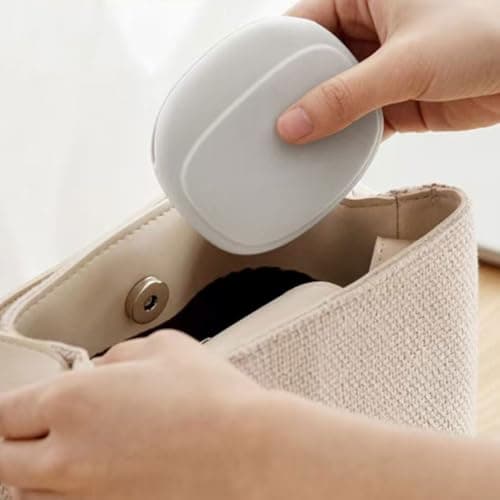 vreplrse Multi functional bag, wired earphone storage storage cable silicone bag cover, Bluetooth earphone 5-pack, White — view 2