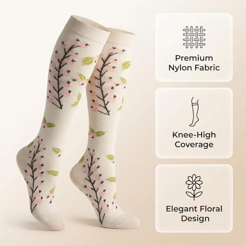 LEOSTEP Compression Socks 6 Pairs for Women Men, 20-30mmHg Support — view 5