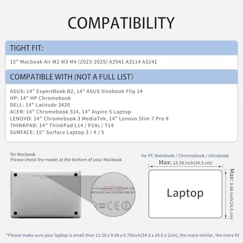 RAINYEAR 14 Inch Laptop Sleeve Protective Carrying Case, Mint Green — view 5
