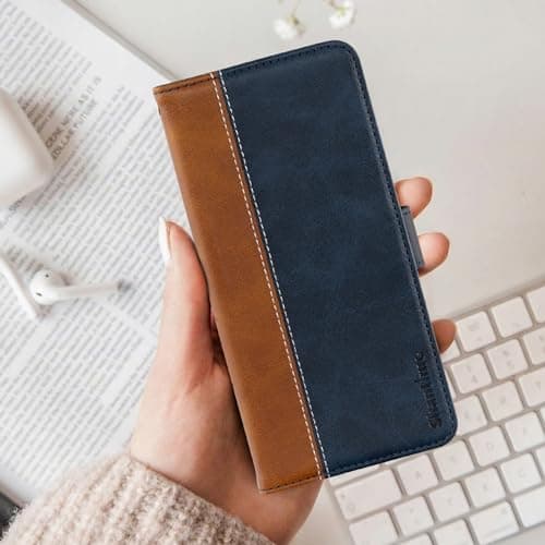 Shantime Two-Tone Leather Case for Xplore 2 Projector 5G - Blue — view 6