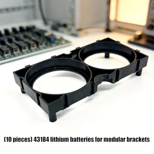 Ljmyy ABS Pack Brackets Modulars Stackable Battery Holder for 43184 Lithium Batteries Organizers Holder Design — view 4