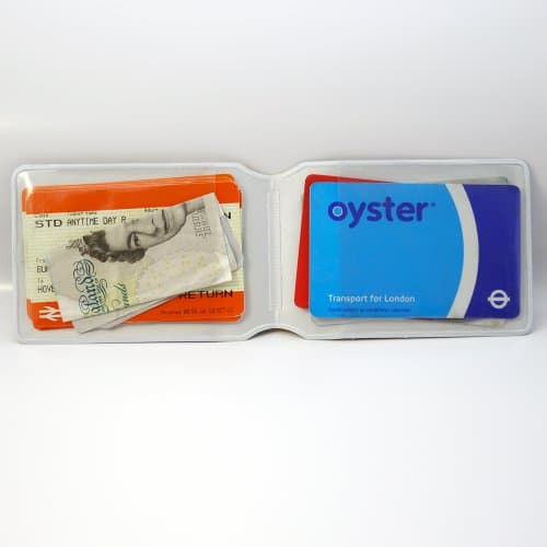 Third Castle Pixel Cats Oyster Travel Card Holder/Bus Pass Wallet - Black, Unisex-Adults, Plastic, Travel Card Wallet, Recyclable, Digitally Printed Design — view 3