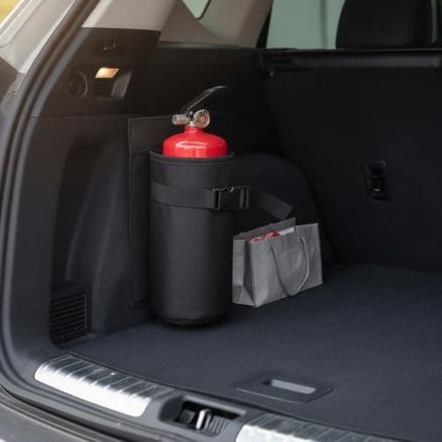 KiBcsLic Car Pouch Holder Mount Organizer Bag 600D Oxford Cloth Fast Release Buckle for Quick Storage with Hook and Loop Suitable for SUVs Road Travel — view 5