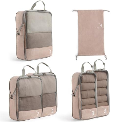 Compression Packing Cubes for Suitcases & Backpack