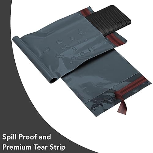 iSOUL 50pcs Assorted Mailers - Grey Parcel Bags, 14x19 Sizes, Self Seal Poly Postal Bags for Small to Large Mailing & Shipping — view 6