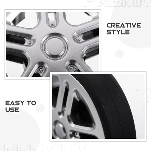 PACKOVE 4pcs Suitcase Wheel Repair Kit with Rubber Universal Compatibility and 360 Degree Swivel Functionality, for Luggage Replacement and Smooth Travel at Train Stations — view 3