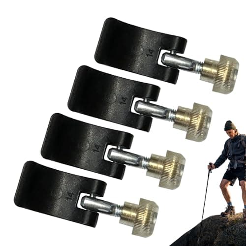 Hiking Pole Fasteners | Walking Stick Lock Handle | Quick Release & Supplies for Climbing Camping Hiking Mountain