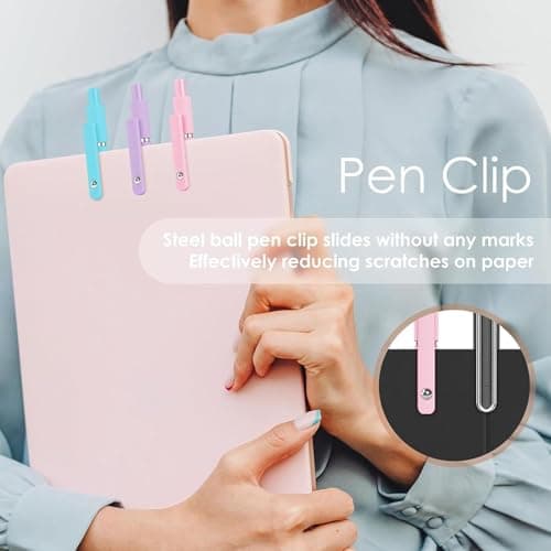 LONDRAF Pens, Quick Dry Gel Pens, Note Taking, Drawing, Doodling, Office or School Use, Quick Dry Ink, Smooth Writing, Comfortable Grip, No Bleed, Long Lasting Pens Set — view 3