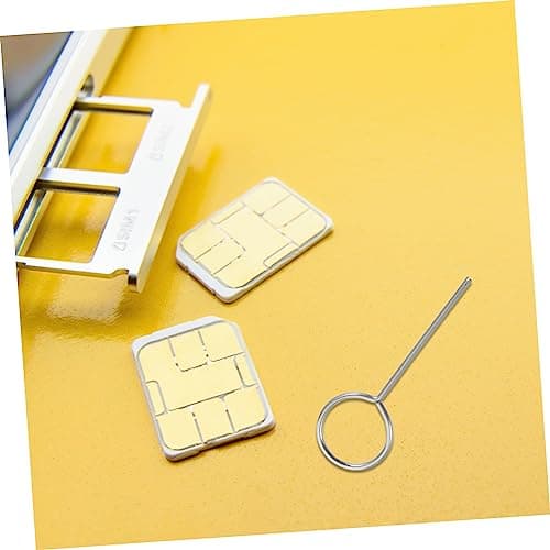 Gadpiparty 200pcs Stainless Steel Sim Card Tray Opener Phone Chip Remover Sim Needle Opener for Use with Mobile Devices — view 2