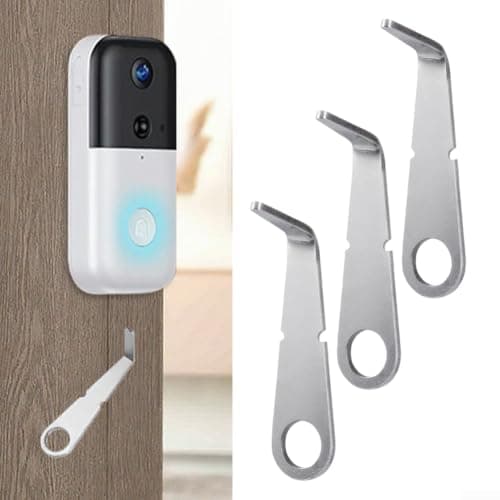 Hosrivae For Ring Doorbell Key Removal Tool, Doorbell Repair Screwdriver, 3Pcs Stainless Steel For Mini Removal Kit With Carabiner For Ring WiFi Doorbell Repair Replacement — view 6