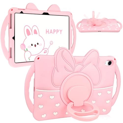 Vofolen for iPad A16 Case for iPad 10th Generation Case Kids Girls, Pink