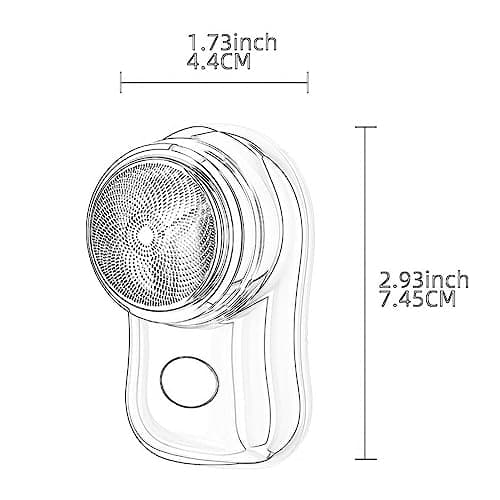 Mini Beard Trimmer for Camping, 5 Pack Electric Shaver — view 2