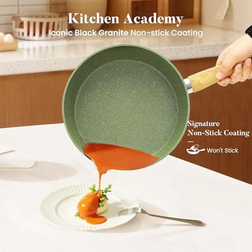 Kitchen Academy 17Pcs Pots and Pans Set Non Stick, Induction Hob Pan Set — view 2