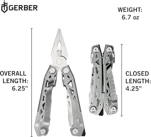 Gerber 31-003345 Suspension NXT Multi-Tool, Silver, Medium — view 3