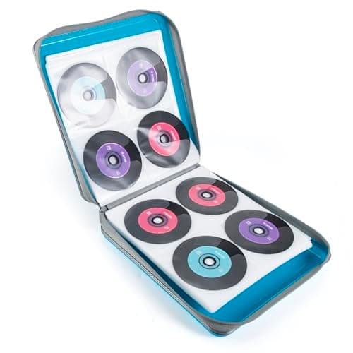 alavisxf xx CD Case, 224 Capacity Hard Plastic Organizer Holder for Car — view 5