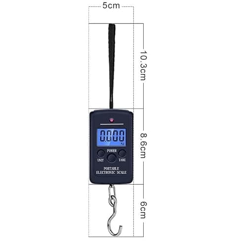 40kg Digital Luggage Scale - Hanging Travel Scale for Suitcases, Fish, and Angler Use — view 4