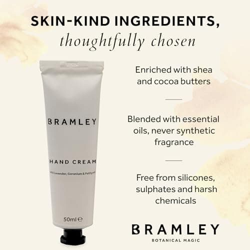 Bramley Hand Cream Tube 50ml, Nourishing Hand & Nail Moisturiser, — view 4