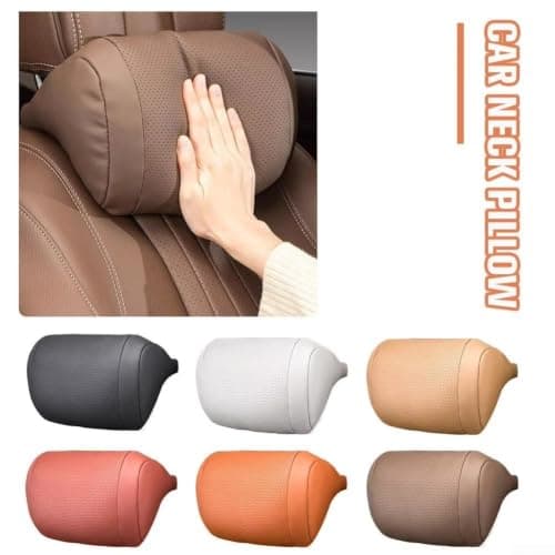 Nappa Leather Car Neck Pillow with Breathable for matrix Nappa — view 5
