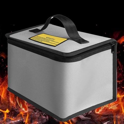 Fireproof Battery Storage Bag - Versatile Battery Safety Bag | Battery Storage Protection | Portable Wear-resistant Safety Boxes — view 4