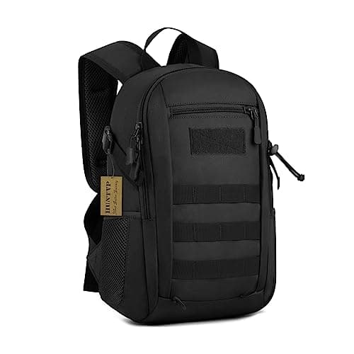 HUNTVP Small Backpack 10L 20L 30L, Tactical Military Molle Backpack Mini Rucksack, School Bag, Daypack Rucksacks for Men Women Boys Girls College, Travelling, Cycling, Hiking, Gym, Running, Outdoors