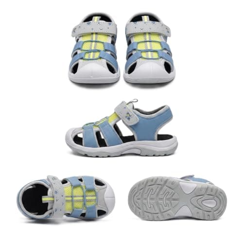 A2Z 4 Kids Boys Girls Open Toe - Sandles Twinkle Toe Blue 9 UK CH