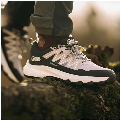 NORTH RIDGE Women’s NAS Trail Walking Shoe with Durable Ripstop Upper & High Traction Sole, Waterproof (Black, UK Footwear Size System, Adult, Women, Numeric, Medium, 5) — view 2