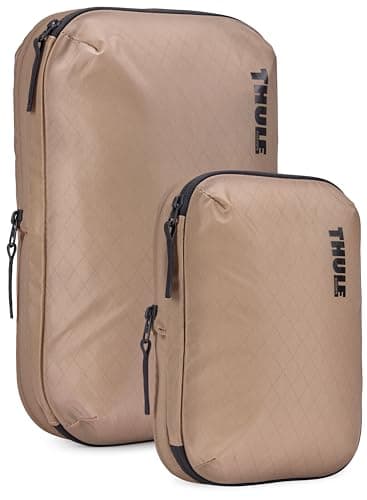 THULE garment bag Compression Packing Cube Set Gentle Beige brown