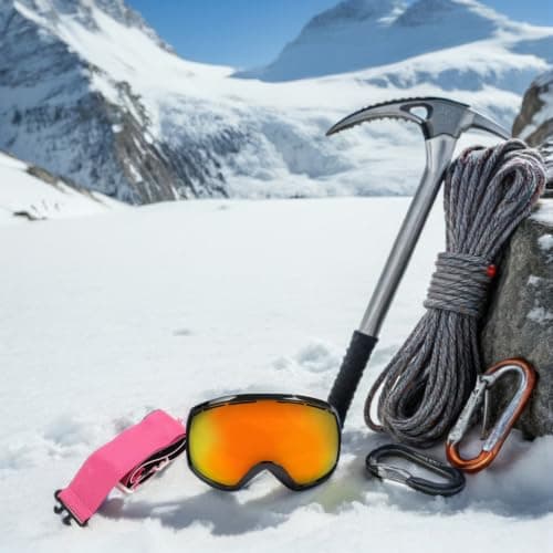 2pcs Pink Nylon Snowboard Goggle Replacement Strap with Quick Release — view 6