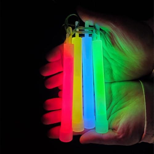 Glow Fever Glow Sticks Bulk, Emergency Safety Military 6'' Lightsticks, Light Up Ultra Bright With 12 Hours Duration For Hiking Party Camping Blackouts Hurricane Shelter Survival Kit (Red, 10PCS) — view 4