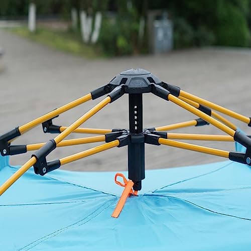 Gr8 Garden Outdoor 3-4 People Automatic Double Layer Pop Up Camping Tent Water Resistant Sun Shade Family Festival Beach Hiking Shelter — view 4