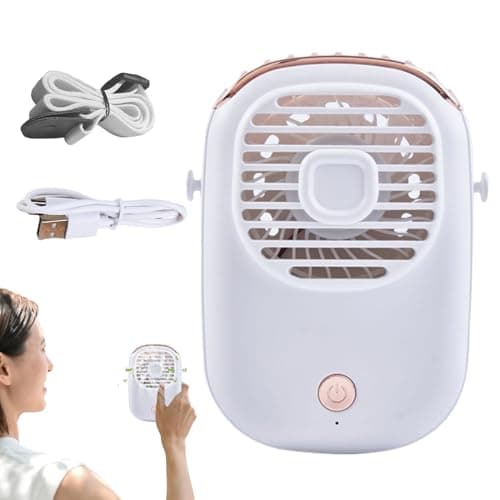 Neck Fan Rechargeable 3-Speed Quiet Handheld