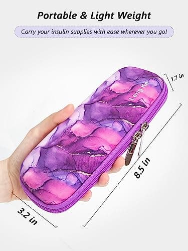 SUNMON Insulin Cooler Travel Case with 2 Ice Packs — view 3