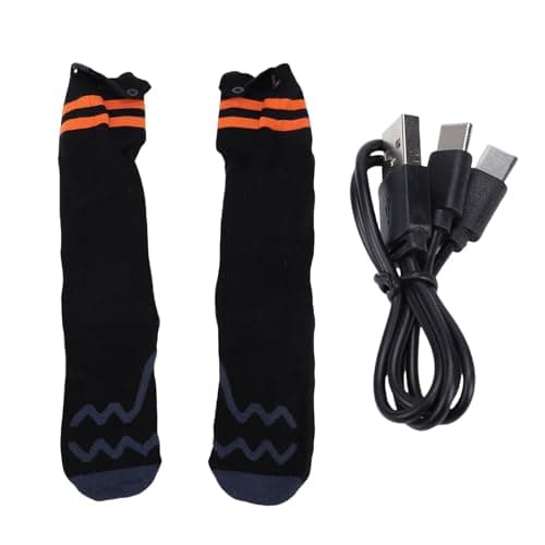 Srliya Smart APP Control Heated Socks for Men Women 4 Heat Levels Battery Heating Socks for Winter Travel Camping Fishing 2 Pairs — view 6