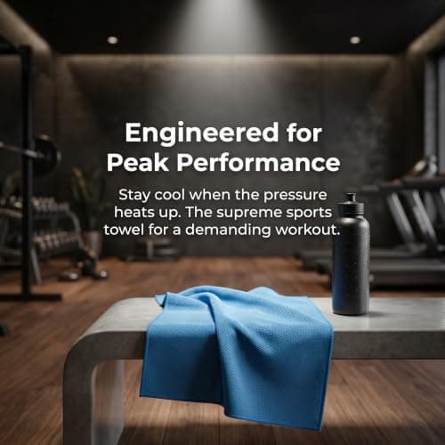 Microfiber Sports Sweat Towel, 10 PCS Cooling Towel, 100×30cm(10 Colours） — view 5
