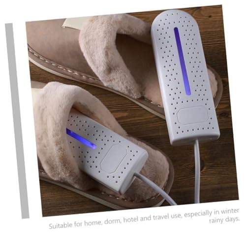 CTIRCHIU Electric Shoe Dryer with Deodorizer and Timer Lightweight Abs Material Quick Dry Shoes for Travel and Hotel Use Portable White Boot Warmer with USB Powered Light — view 5