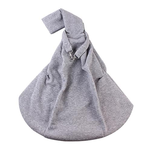 Toddmomy Portable Pet Crossbody Bag Double-sided Design Cotton and Linen Material Sufficient Safety and Simple Style for Outing and Travel as Dog Cat Sling Carrier Handbag Random Color — view 3