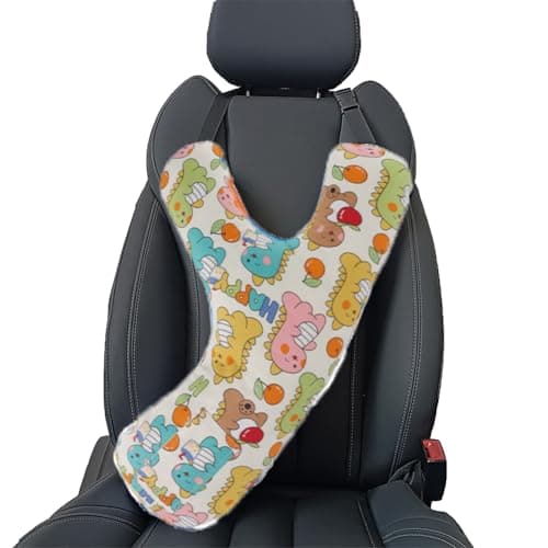 Kids Y-Shaped Travel Pillow Car Seat Belt Head Neck Support Cushion Soft Headrest Sleeping Pillow Universal Car Seat Belt Cushion Adjustable Car Seat Strap Cover Pad Protector for Car Travel Journey